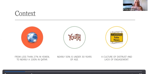 Photo of the webinar video