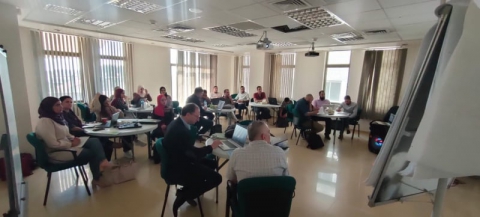 people from local SMEs in a workshop setting